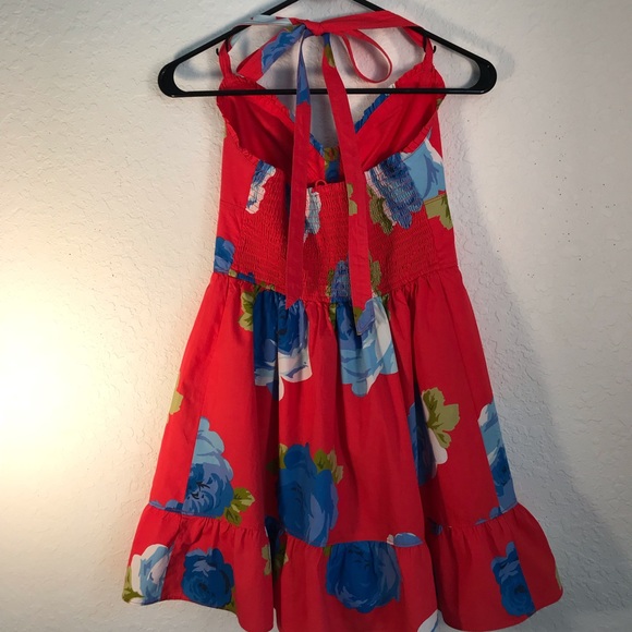Abercrombie & Fitch flower halter size small dress - Picture 3 of 8